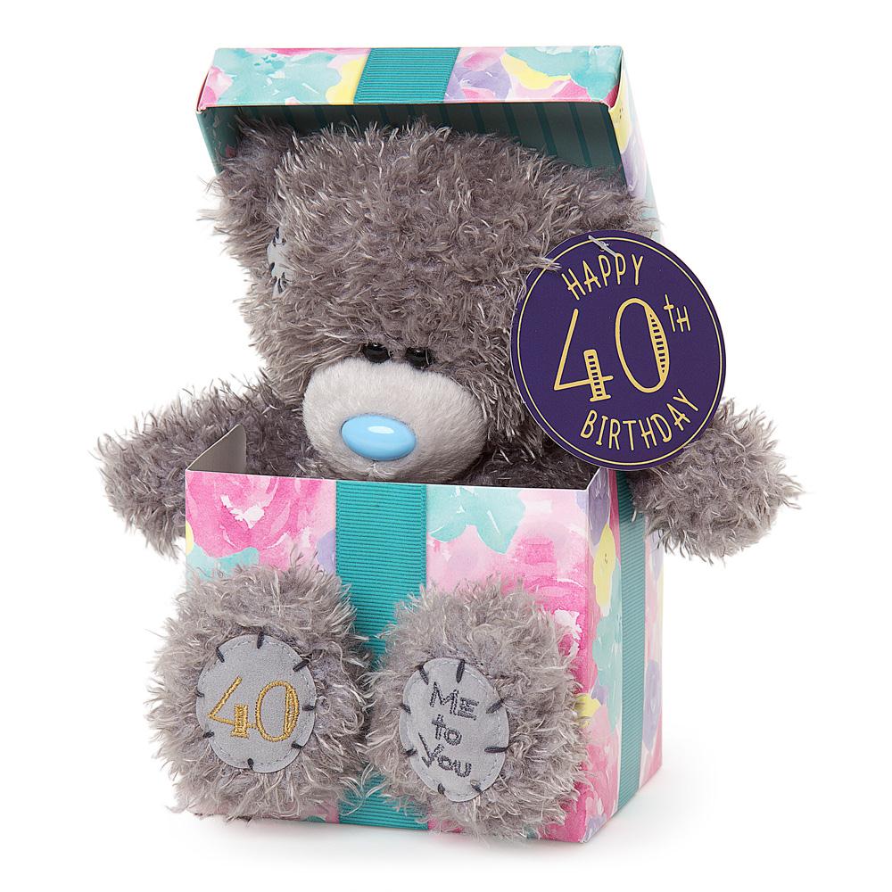 7" 40th Birthday Me to You Bear In Gift Box Extra Image 1